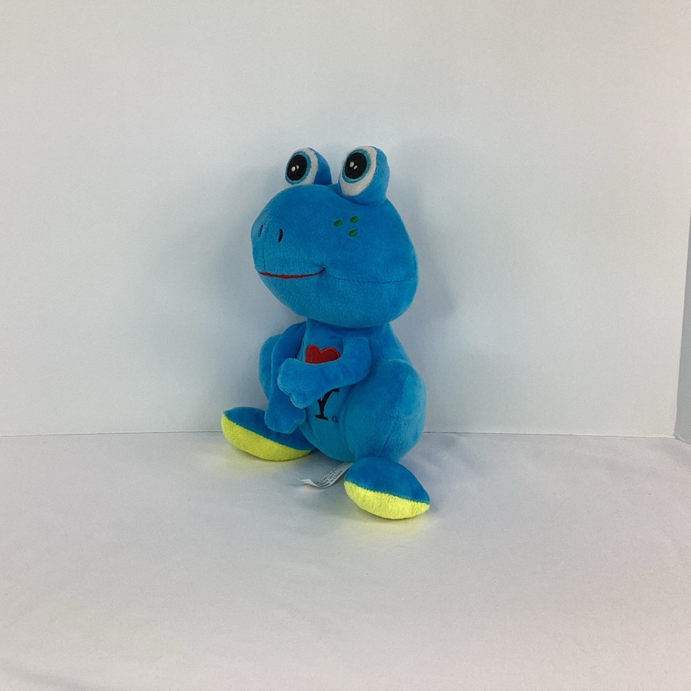 I ❤️ Love New York Blue Frog Plush New York State Department Of Economics Small - Picture 2 of 9